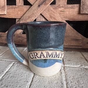 GRAMMY MUG Stegall Handcrafted Art Pottery Signed Glazed Stoneware (8)